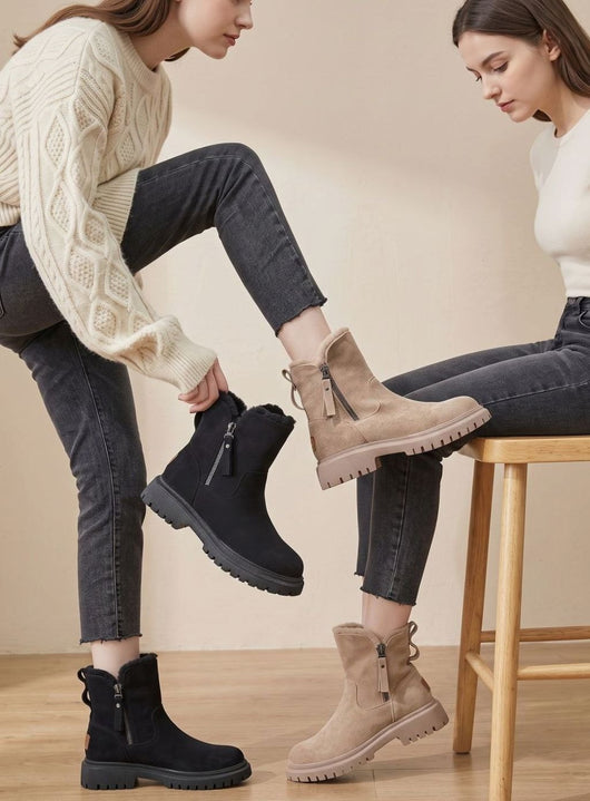 Leonie boots i läder