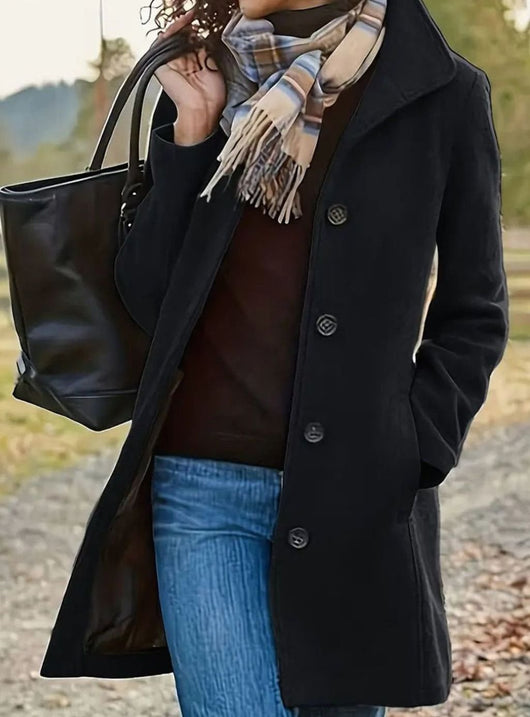 Amelie ullkappa i denim