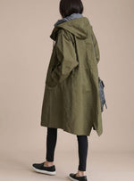Annika trenchcoat – oversized med huva