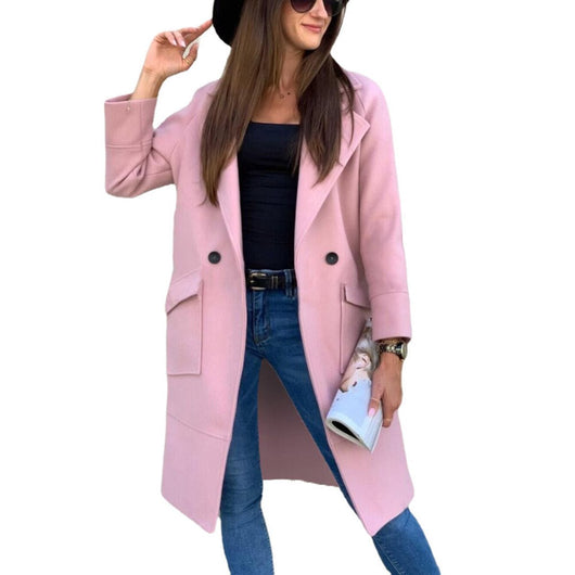 Mia trenchcoat med knappslå