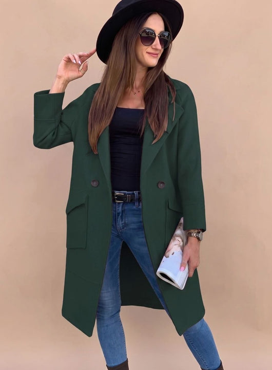 Marlene trenchcoat med knappslå