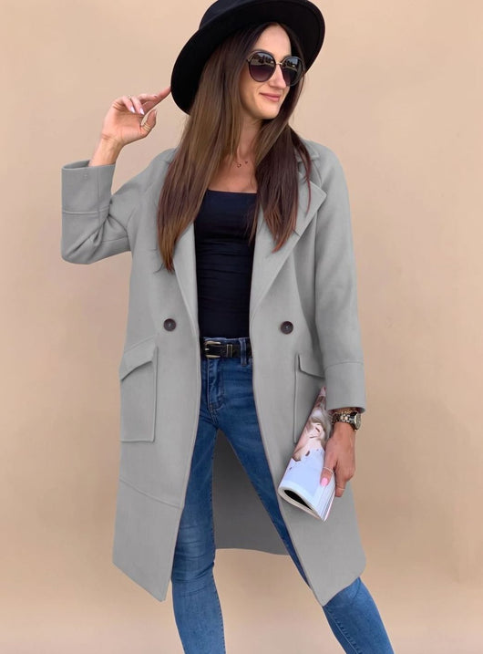 Marlene trenchcoat med knappslå