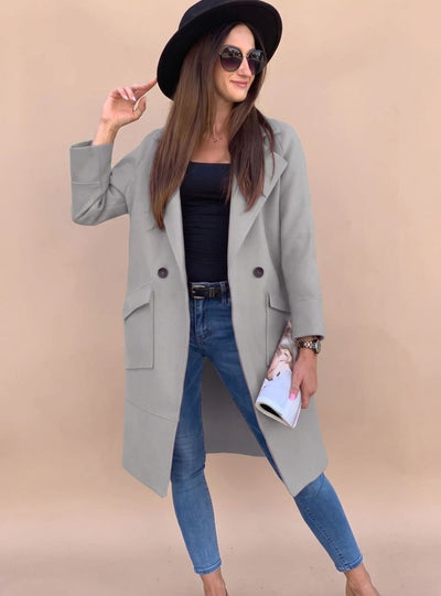 Marlene trenchcoat med knappslå