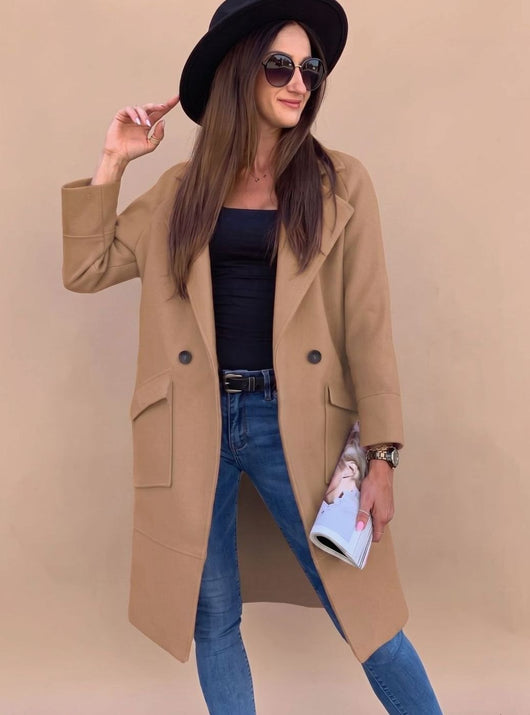 Marlene trenchcoat med knappslå