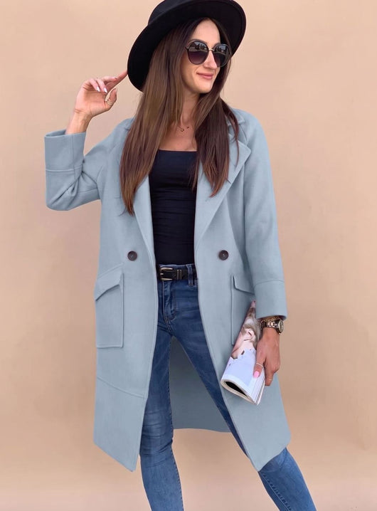 Marlene trenchcoat med knappslå