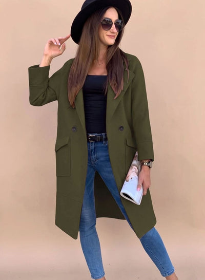 Marlene trenchcoat med knappslå