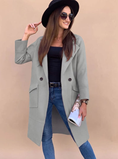 Marlene trenchcoat med knappslå