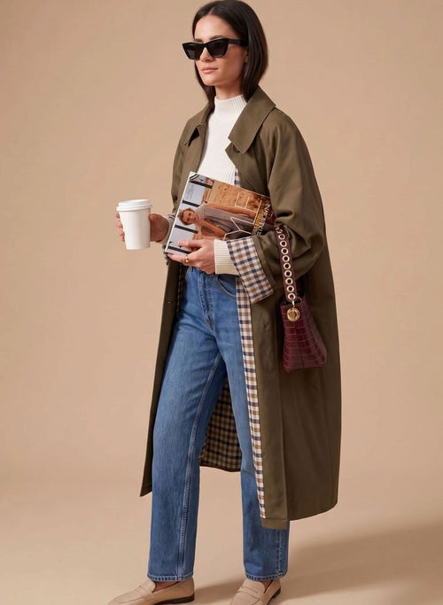 Johanna trenchcoat med fickor