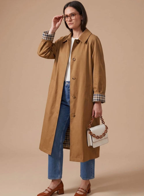 Johanna trenchcoat med fickor