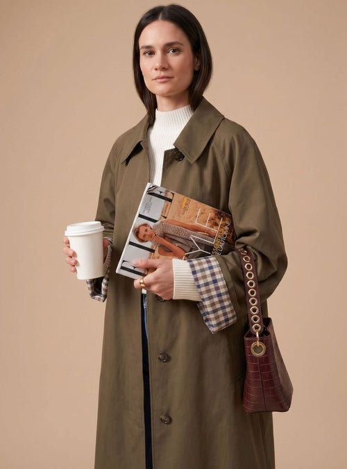 Johanna trenchcoat med fickor