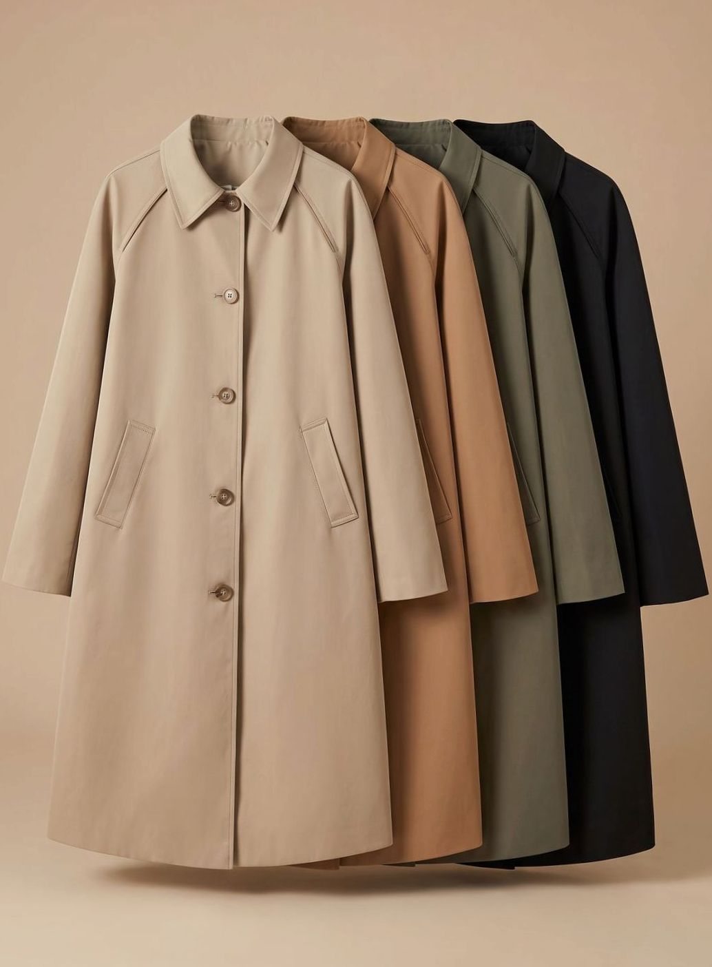 Johanna trenchcoat med fickor