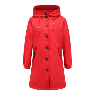 Emilia trenchcoat med huva