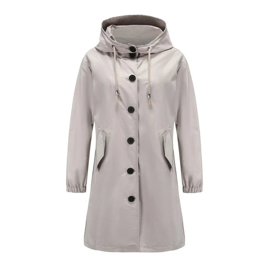 Emilia trenchcoat med huva