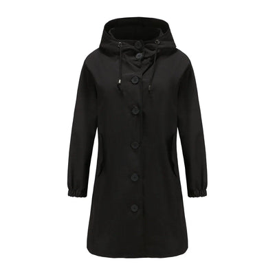 Emilia trenchcoat med huva