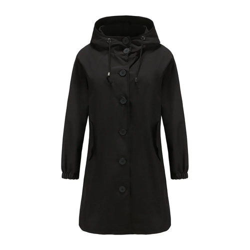 Emilia trenchcoat med huva