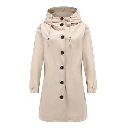 Emilia trenchcoat med huva