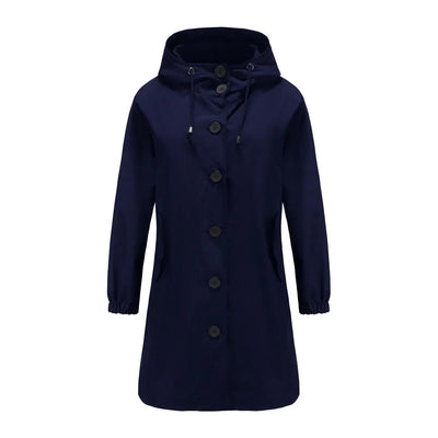 Emilia trenchcoat med huva