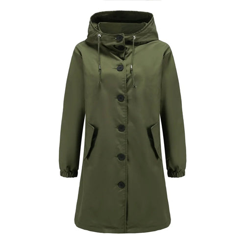 Emilia trenchcoat med huva