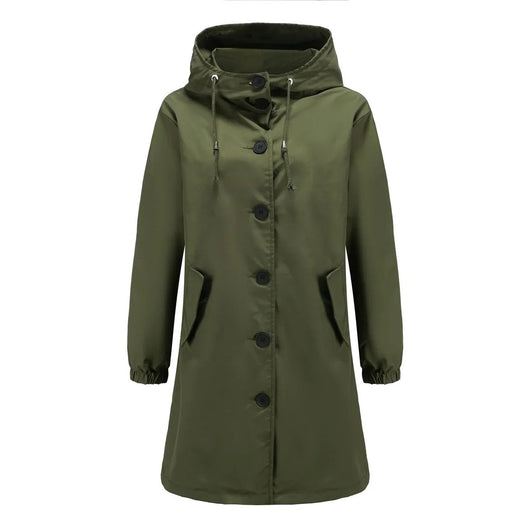 Emilia trenchcoat med huva