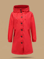 Greta trenchcoat med huva