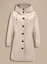 Greta trenchcoat med huva