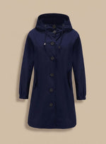 Greta trenchcoat med huva