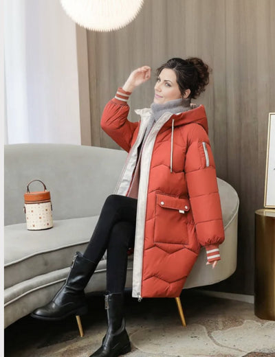 Elisabeth vinterkappa med huva