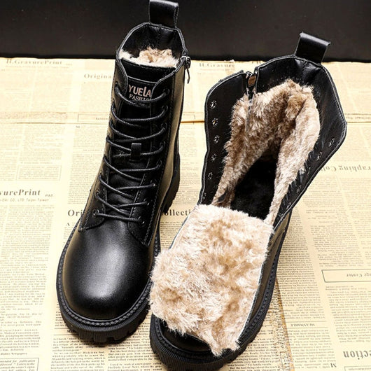 Leonie boots i konstläder